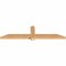 Ekena Millwork Eugene Smooth Timber Gable Bracket, Western Red Cedar, 84"W x 21"H x 3 1/2"D x 5 1/2"F, 6/12 Pitch GBW084X21X0406EUG00SWR - alternate 2